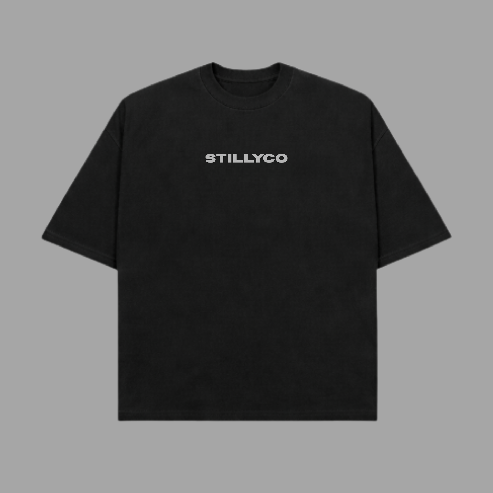 Oversized Signature Black T-shirt