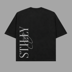 Oversized Signature Black T-shirt